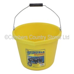 Bucket Invincible Yellow Plastic 3 Gallon